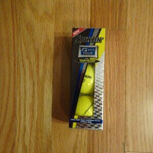 Srixon Q-Star Tour Yellow Golf Balls Sleeve of 3 New